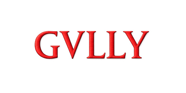 GVLLY Red embroidered Logo
